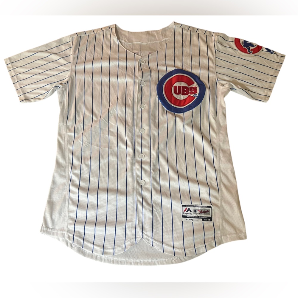 Majestic Men’s Chicago Cubs Javier Báez Stitched Jersey Sz‎ 40